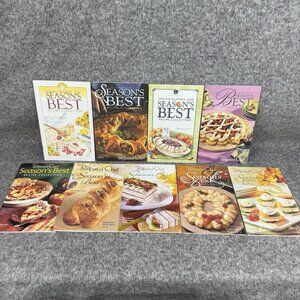 ✅The Pampered Chef Seasons Best Recipe Cookbooks Lot Of 9 PB Booklets 1999-2003